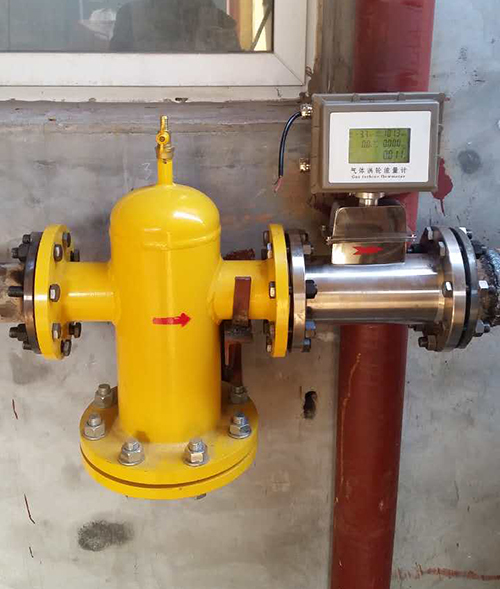 气体涡轮流量计现场安装使用图