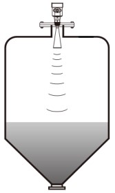 雷达液位计锥形罐安装示意图